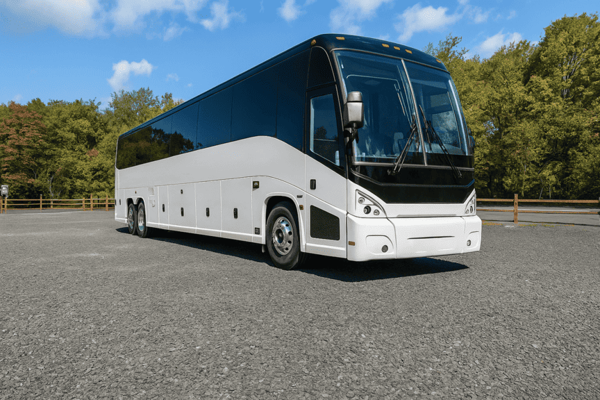 picture of Charter Bus Rental Highland coach bus